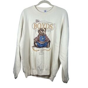 Vintage Boyds Bears Eddie Graphic Crew Neck Sweatshirt XL
